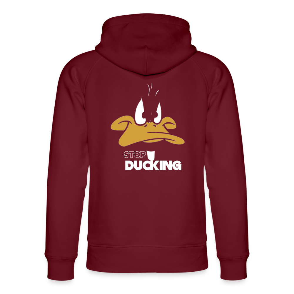 Stop Ducking - Hoodie - burgundy