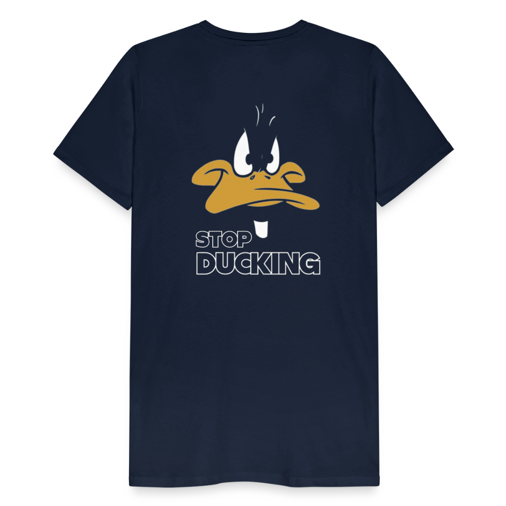 Stop Ducking - Tee - navy