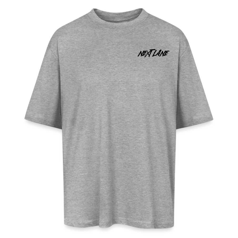 Live Life Fast - Oversize Tee - heather grey