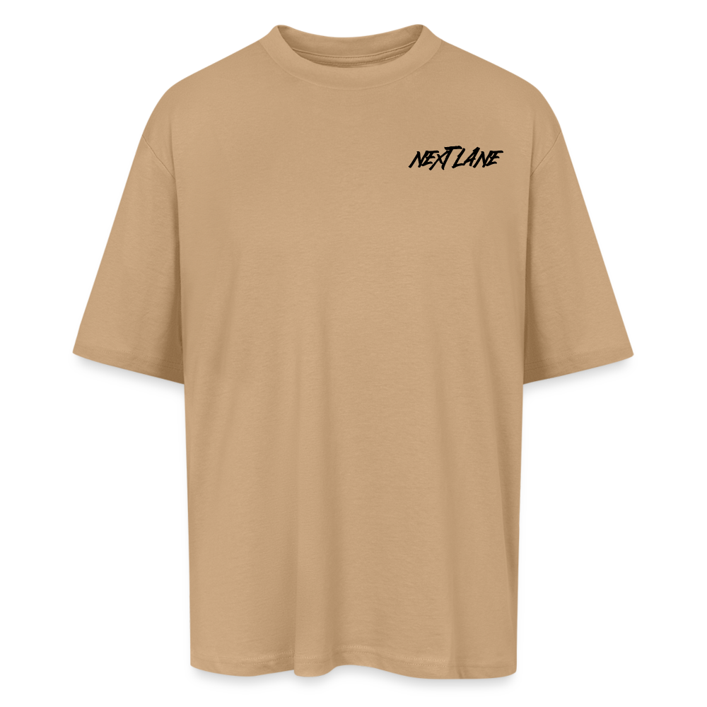 Live Life Fast - Oversize Tee - beige